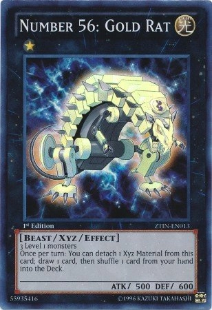 Konami Number 56: Gold Rat ZTIN-EN013 - 1st Edition