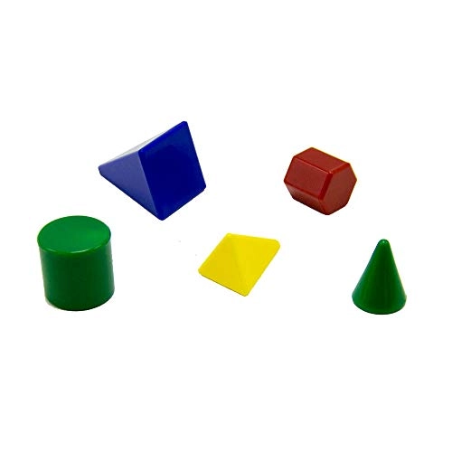 Plastic Geometric Solid Blocks - 32 pieces