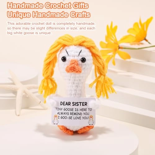 Graduation Goose Crochet - 9x8x6cm
