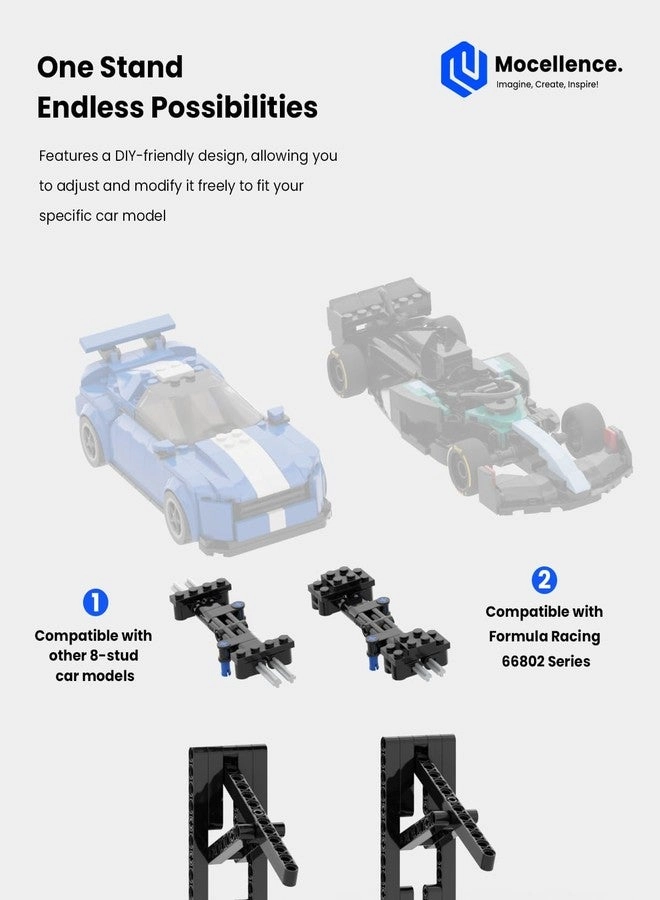 Display Stand for Lego Speed Champion Cars