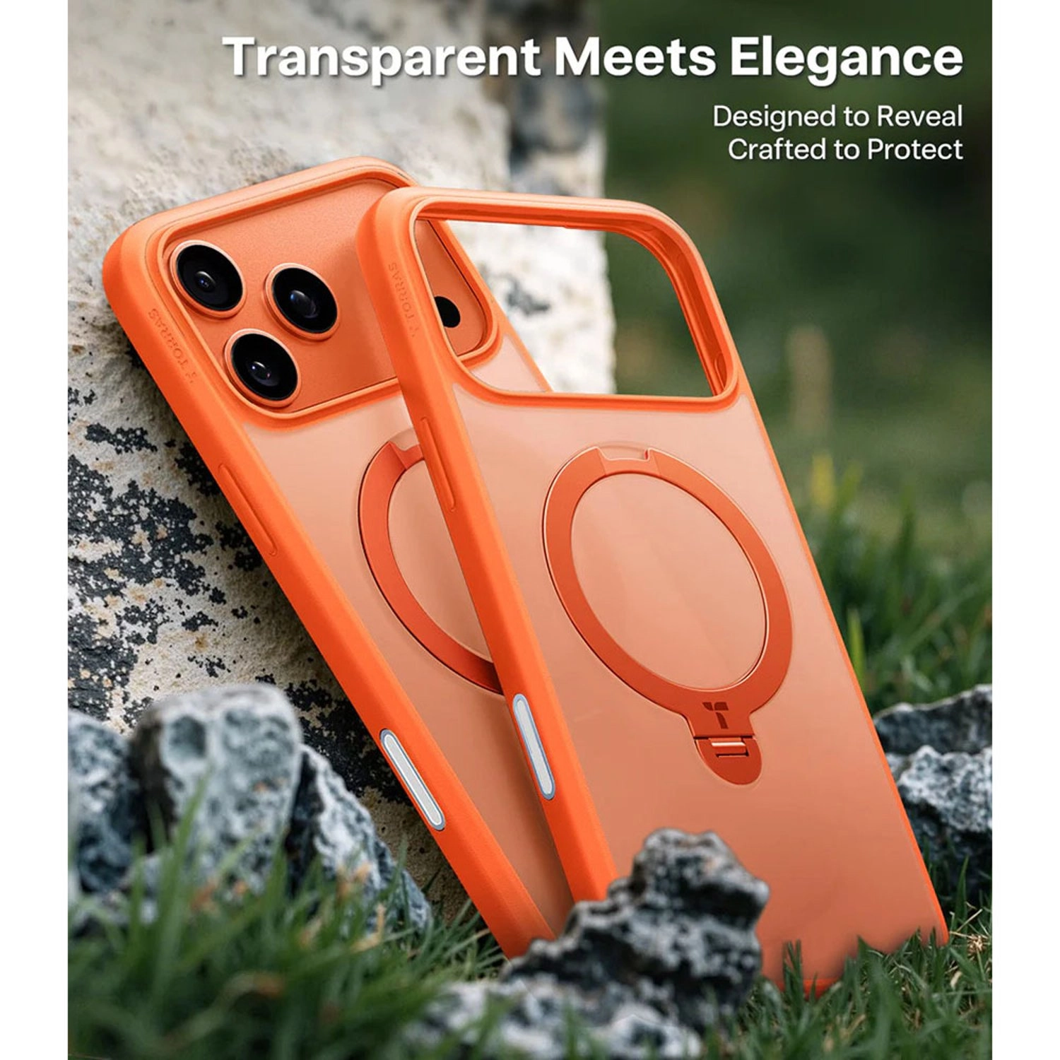 Ostand Spin Silicone Case with MagSafe for iPhone 17 Pro Max