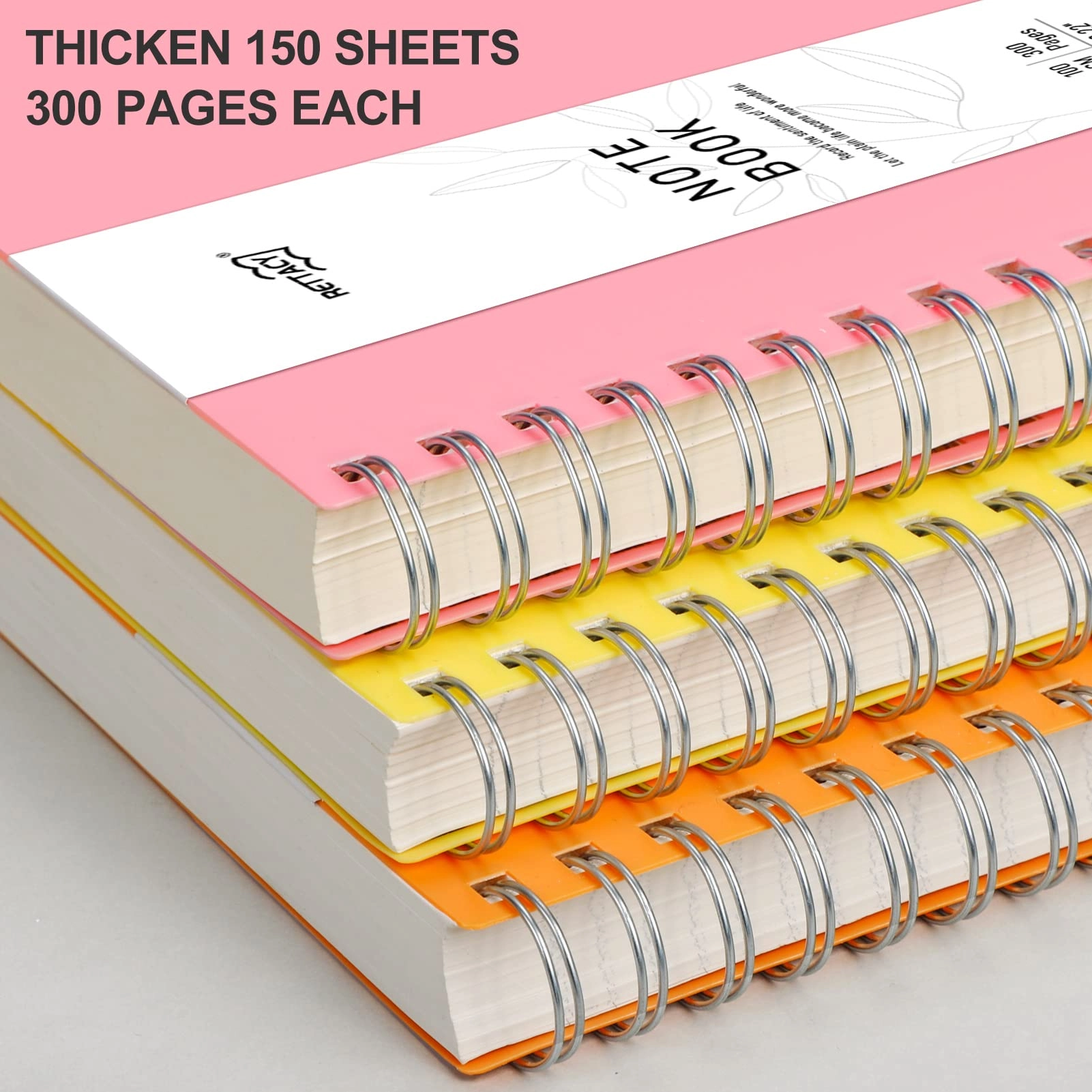 Notebook A5 Spiral - Lined 150 Sheets