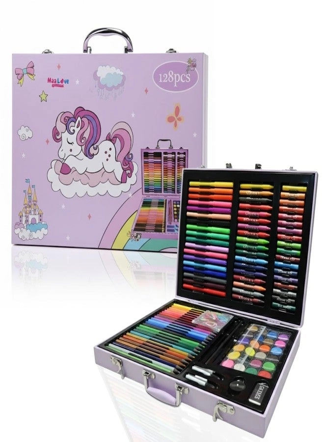 MAALOVE Unicorn Art Set - 128 Pcs