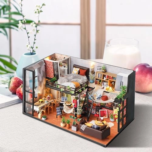 Miniature Dollhouse Kit - DIY Assembly Required