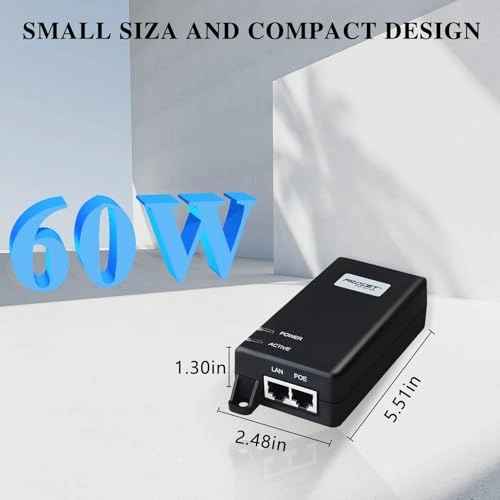 PT-PSE105GW-E-10 - 55V 60W 2 PoE pairs IEEE802.3bt 2.5GbE/5GbE/10GbE