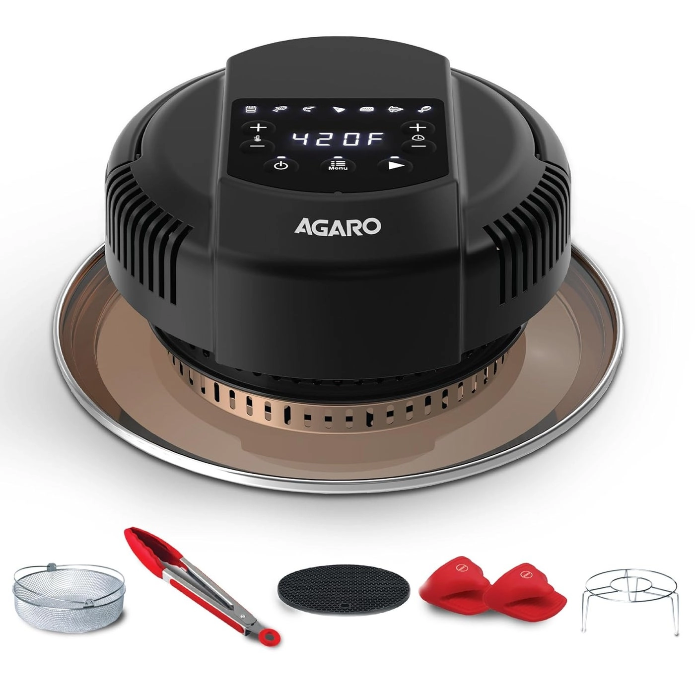 AGARO Imperial Pot Lid Air Fryer - 5L 6L 8L