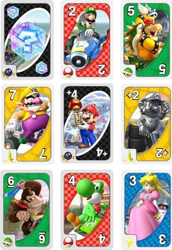 Uno Mario Kart - Card Game Standard Deck