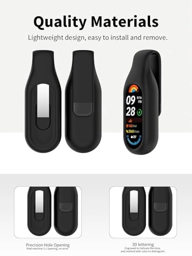 Full Body Case for Xiaomi Smart Band 9/10/8 - Full body protection Shockproof black Silicone