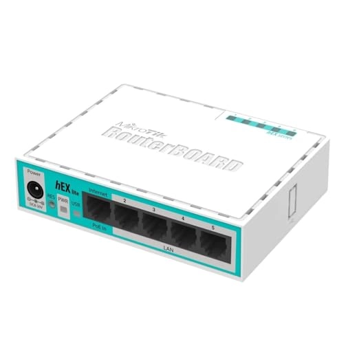 hEX lite RB750r2 - White Ethernet