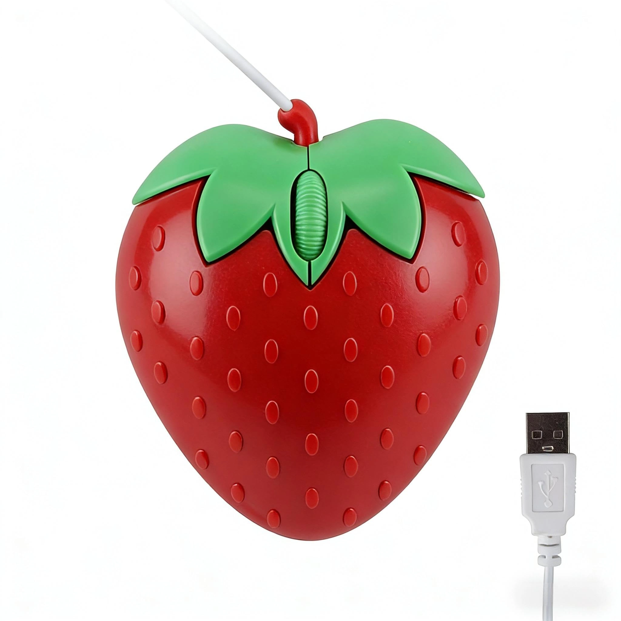 Justdfine Strawberry Cartoon Mouse - USB