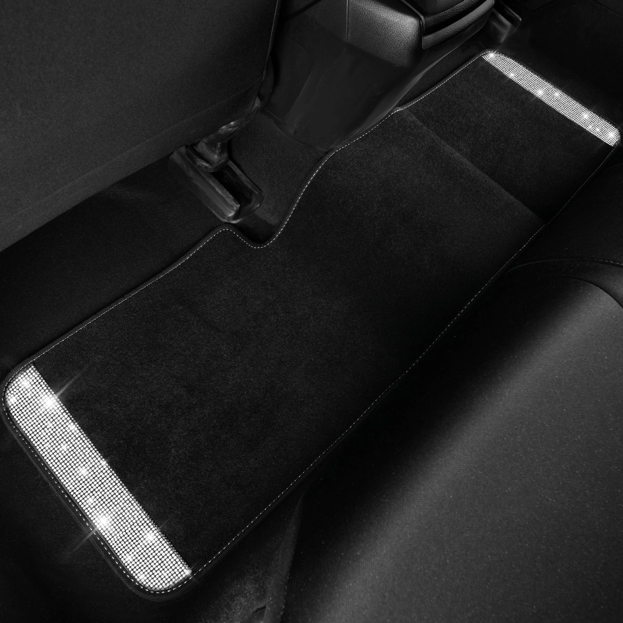 Bling Diamond Car Mats - 4.0 Count Universal Fit