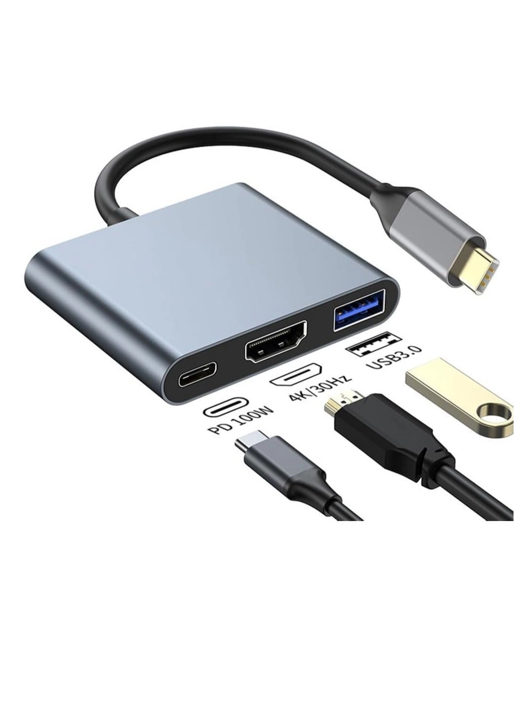 SYOSI USB C Hub - USB-C Gen 2 4K