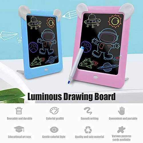 Luminous Drawing Board - 4 Pens 1 Wipe cloth