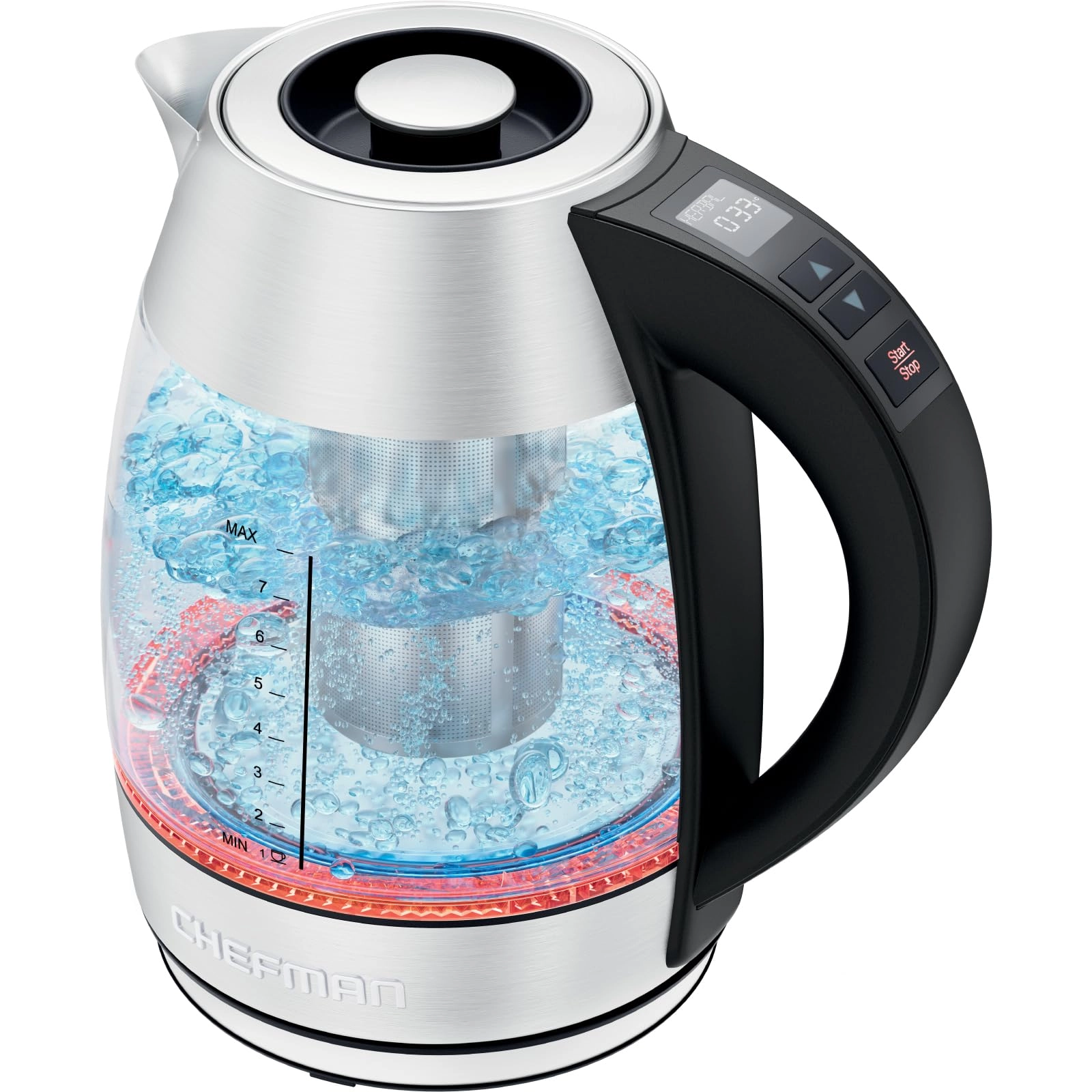 Chefman Digital Electric Glass Kettle RJ11-17-TCTI-V2-UK