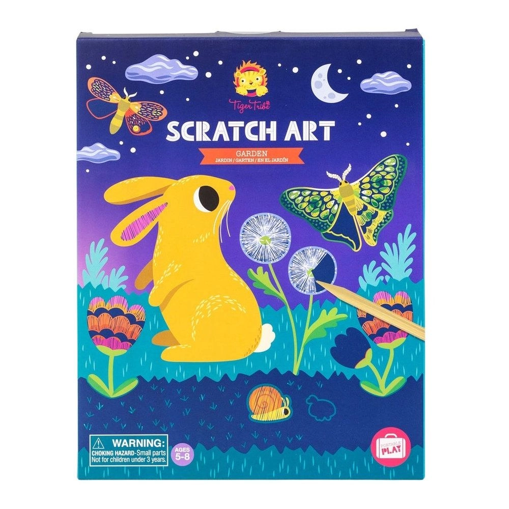 Scratch Art - Garden