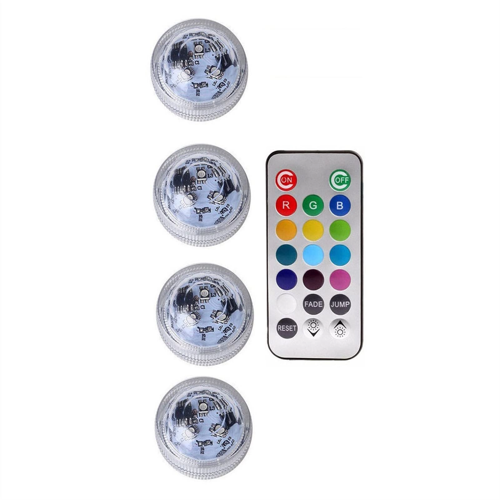 zlw-shop أضواء - 10 قطع 4 Lamp 1 controller