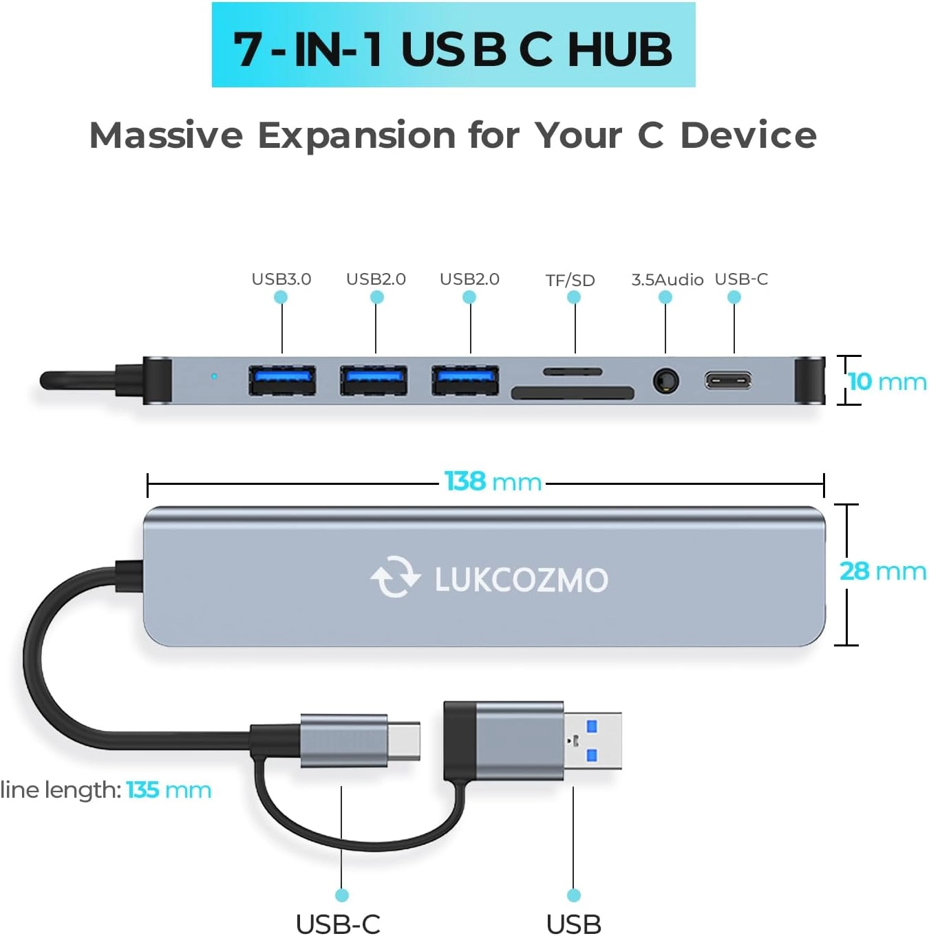 USB C Multiport Hub