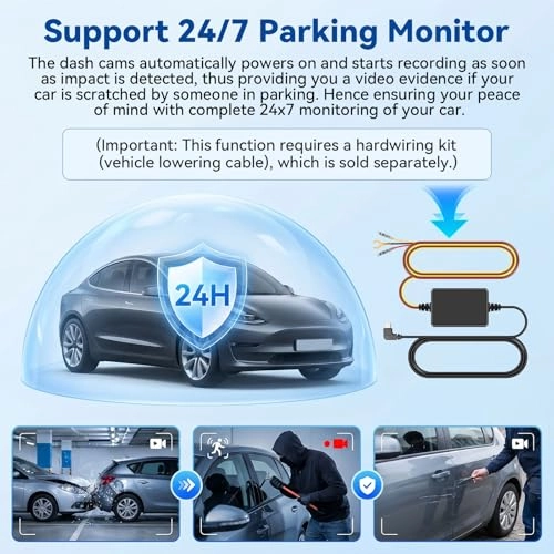 5-Camera Dash Cam - 1080P 30FPS