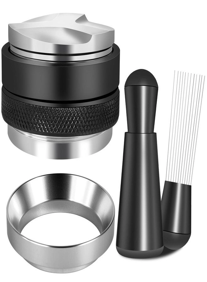 Knock Box - Fits 51mm + Tamping Station + Coffee Tamper + Distributor + WDT Distribution Tool + Dosing Funnel + Puck Screen