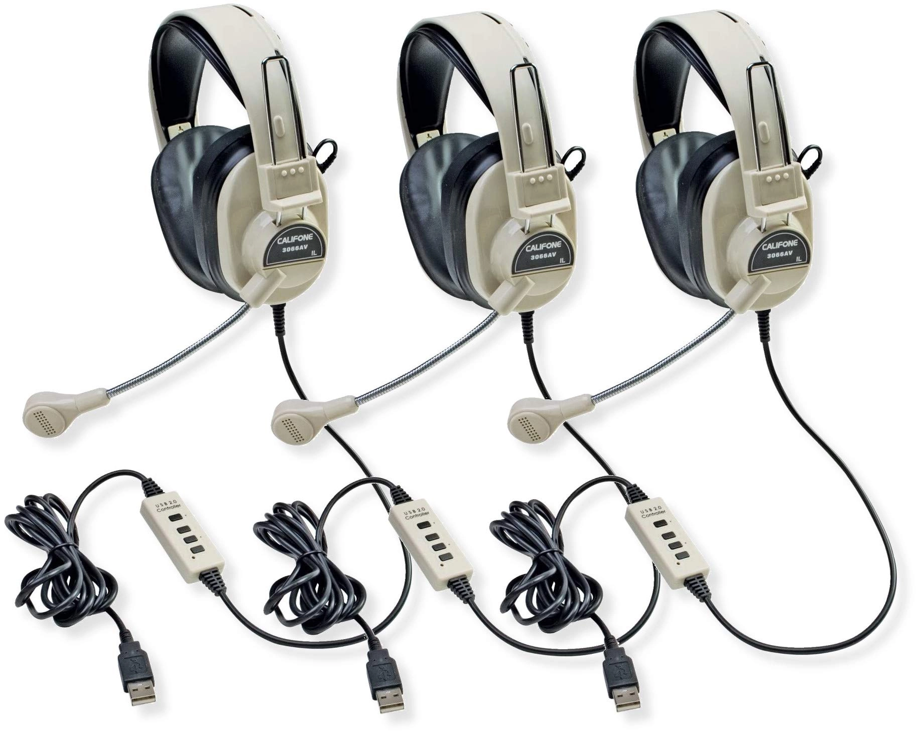 Califone 3066-USB Wired Headset