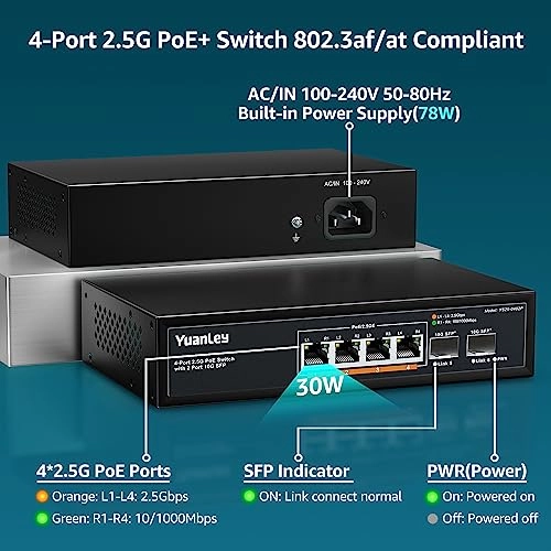 6 Port | 4x2.5G +2x10G SFP 6-ports