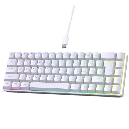 68 Key RGB Mechanical Gaming Keyboard - Wired/Wireless