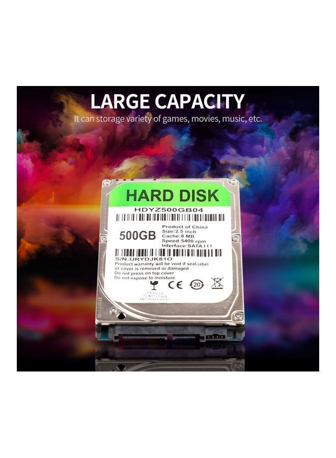 5400rpm 8MB SATA 6Gb/s (C10780-500GB-SL) - 500GB