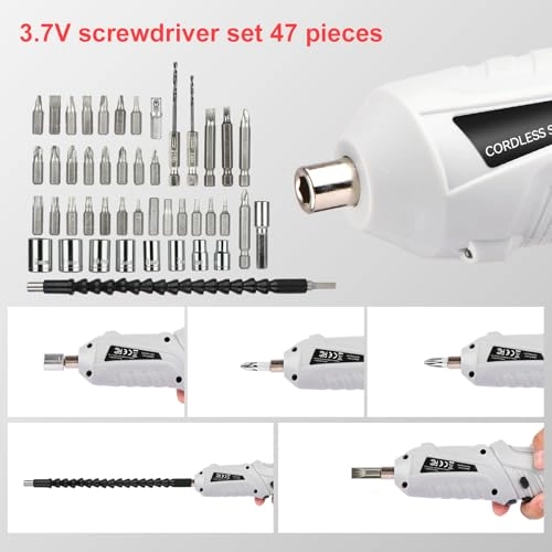 Cordless Electric Screwdriver - 1500mAh 1300mAh