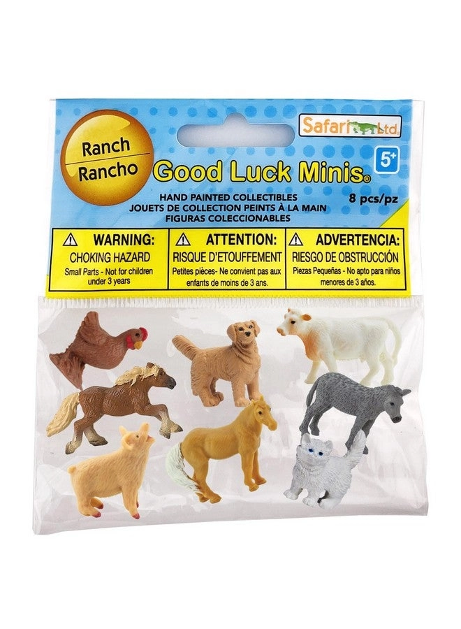 Safari Ltd Good Luck Minis Ranch - Ranch Animals 8 pcs