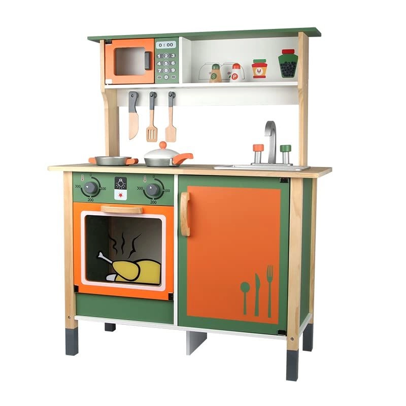 Gambol Kids Wooden Classic Kitchen Playset (GB-MSN 20007AB)