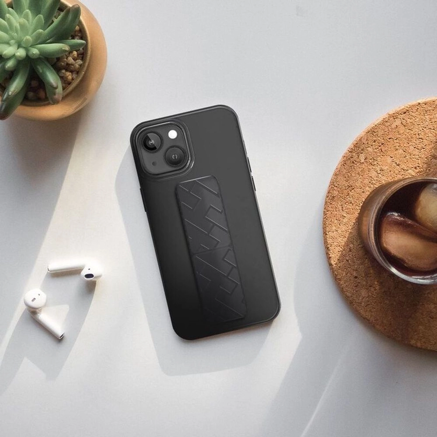 Grip Holder Case TPU for iPhone 14