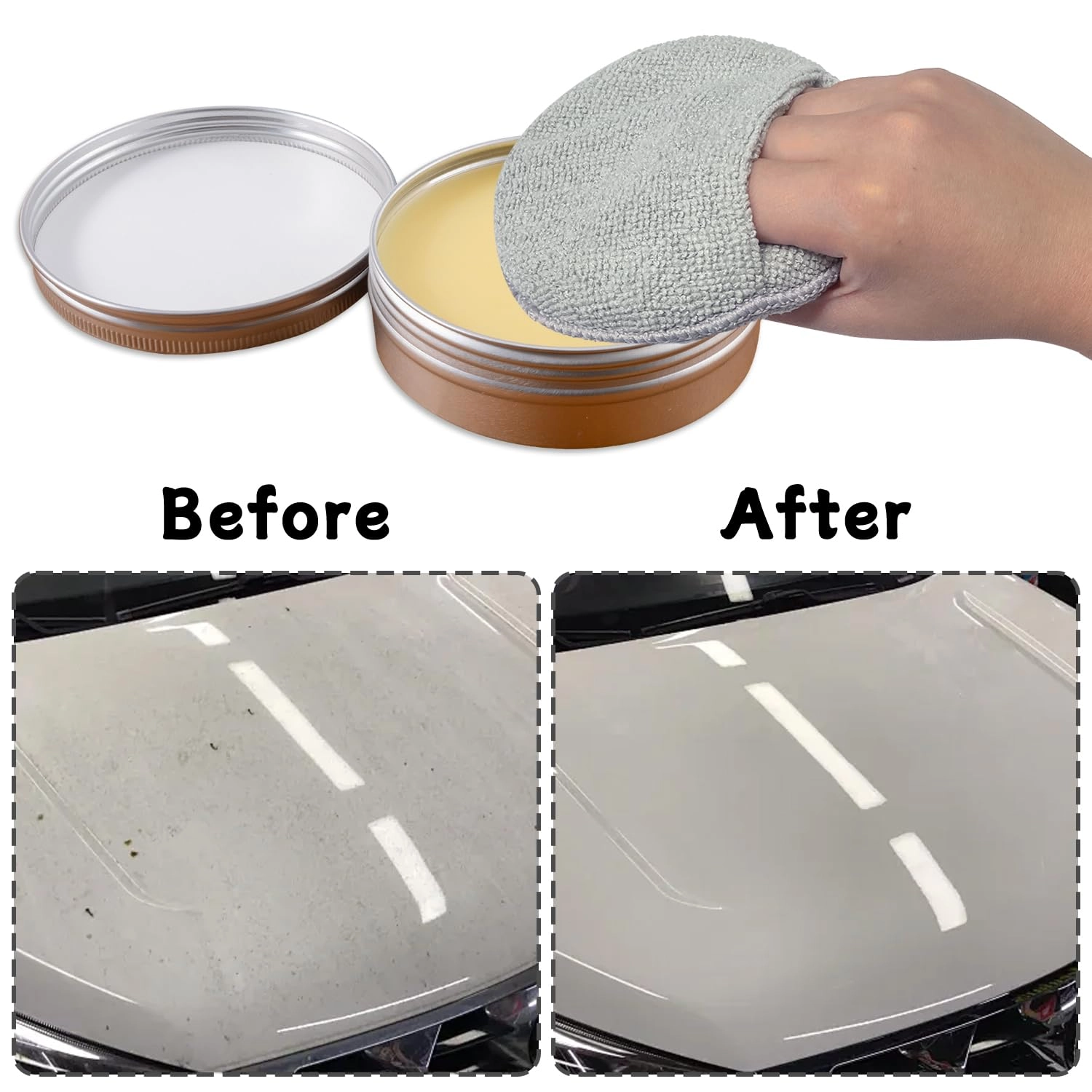 Microfiber Car Wax Applicator Pads