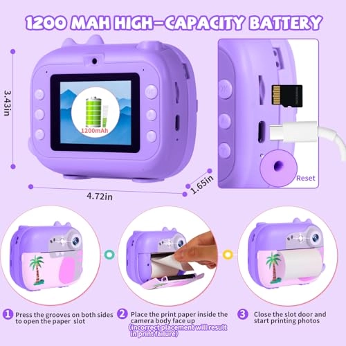Kids Instant Print Camera