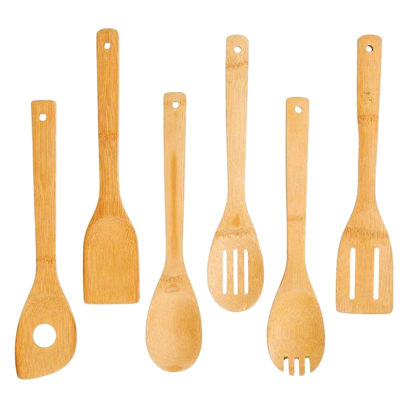 Home Pro Bamboo Kitchen Tools - 6 Pcs
