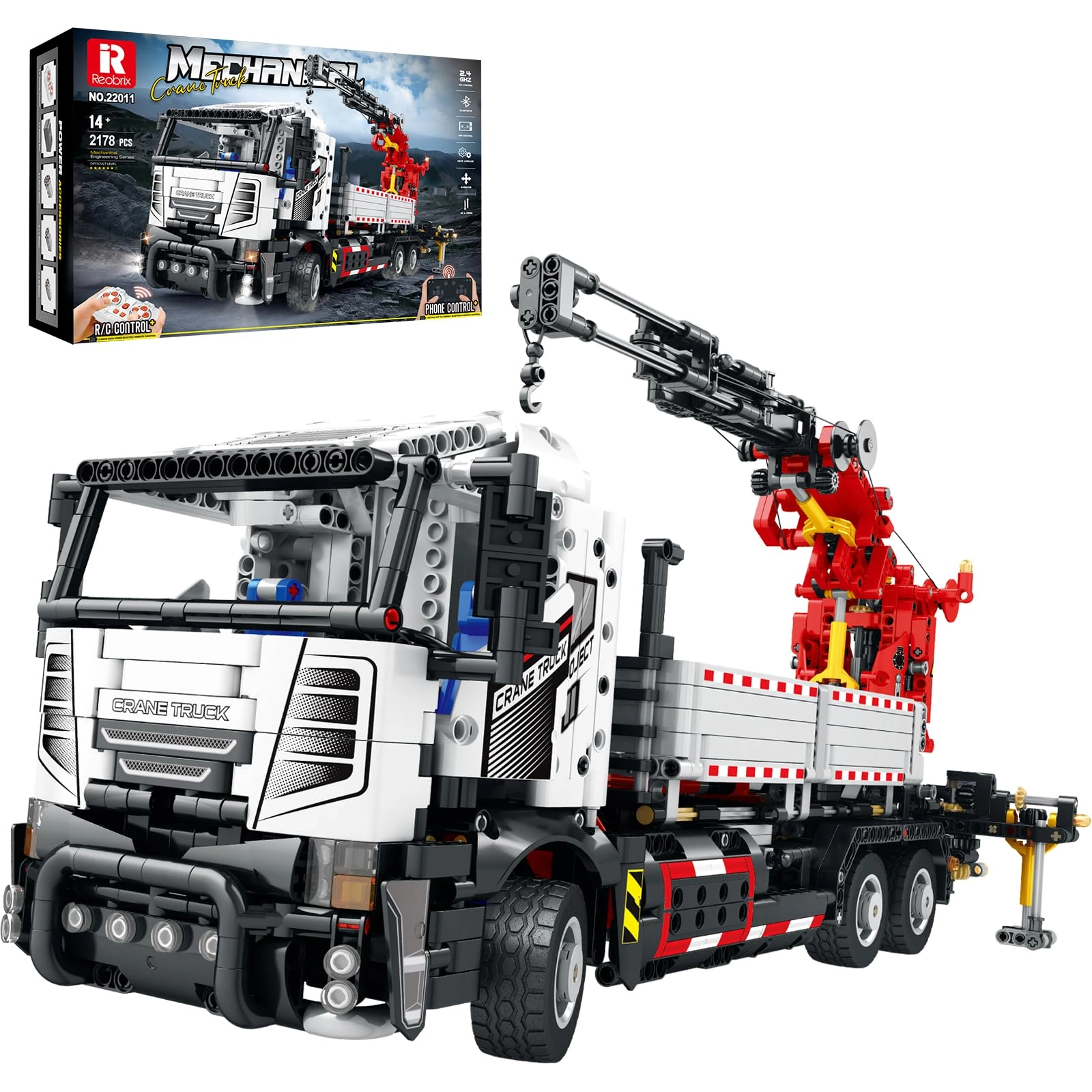 Reobrix Multi Functional Crane Truck - 2178 pcs for ages 14+