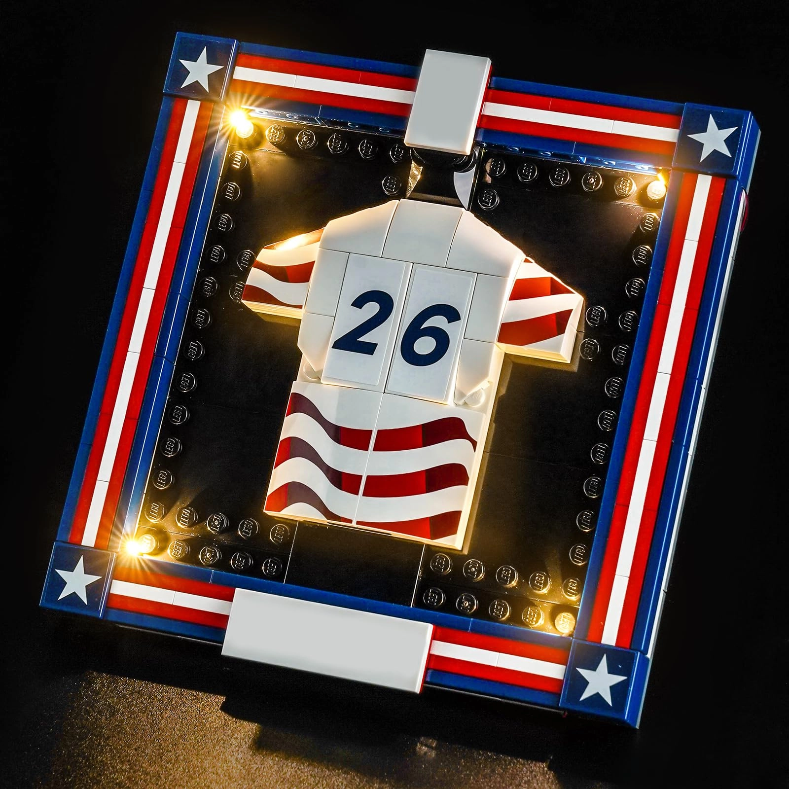 LocoLee Light kit Compatible with Lego 43033 - 2026 U.S. Soccer National Team Jersey
