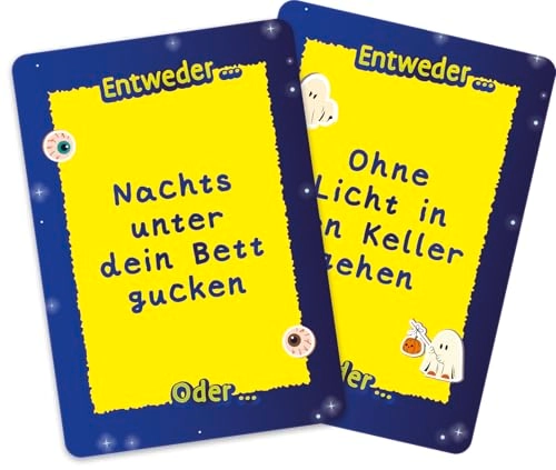 Entweder – Oder? Jetzt wird’s gruselig! - Card Game Halloween (German)