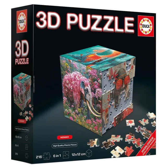 Wonder 6-in-1 3D Puzzle (RTT-20334) - 216 pcs