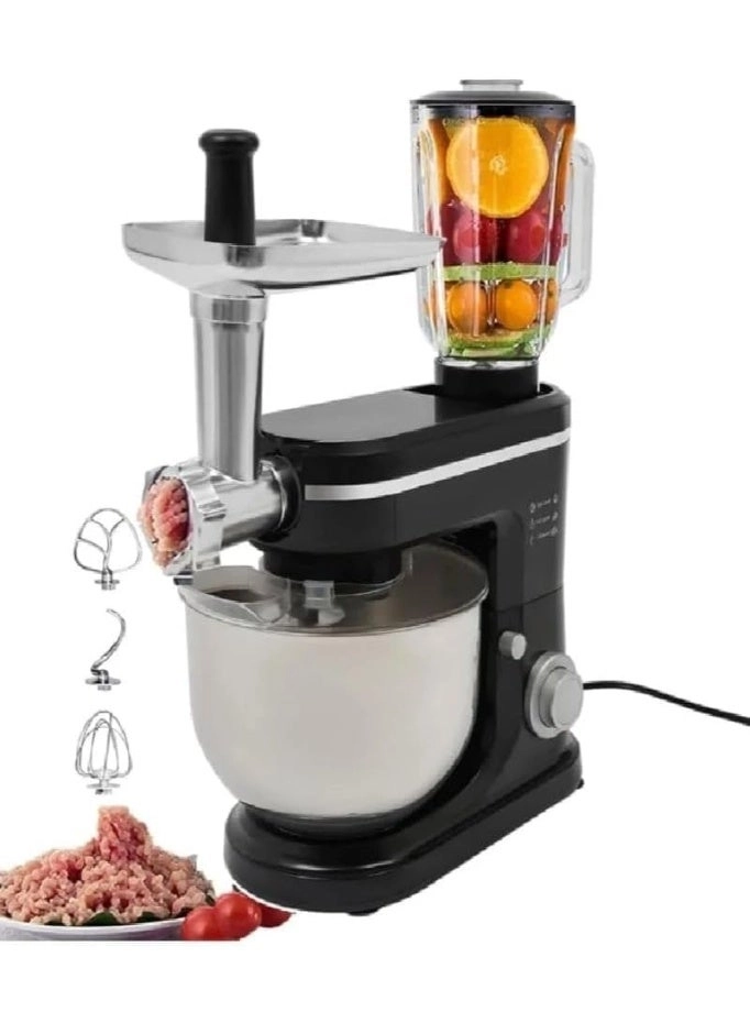 3-in-1 Multi-Function Kitchen Stand Mixer - 6.5L