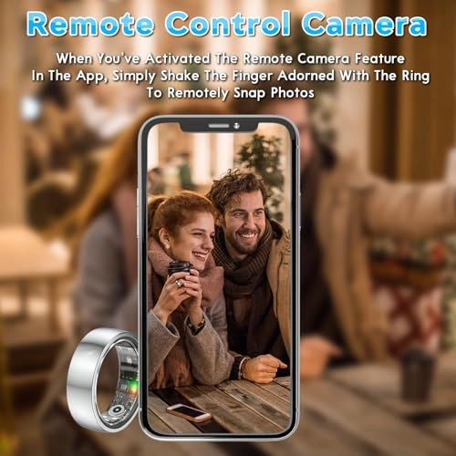 Smart Health Ring - Blood Pressure Monitor Heart Rate Blood Oxygen