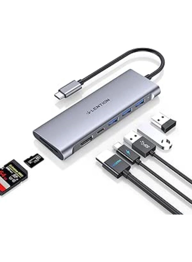 CB-CE18s - 8-in-1 USB-C Hub 4K@60Hz HDMI 100W PD