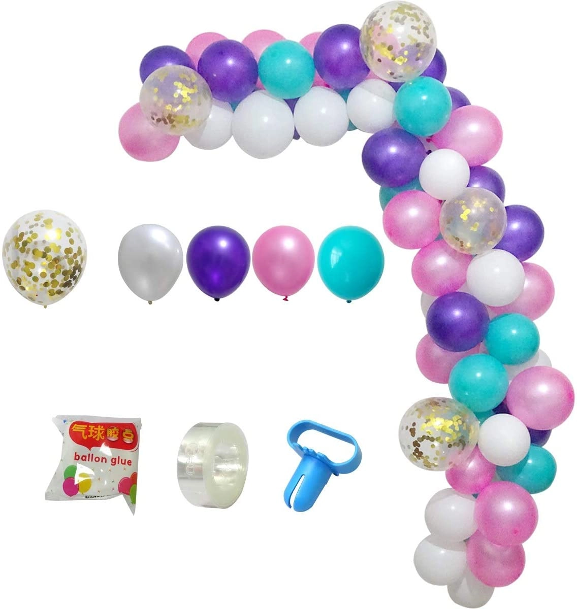 JOLLITY LLC Balloon Garland Kit - 112 Pieces Birthday
