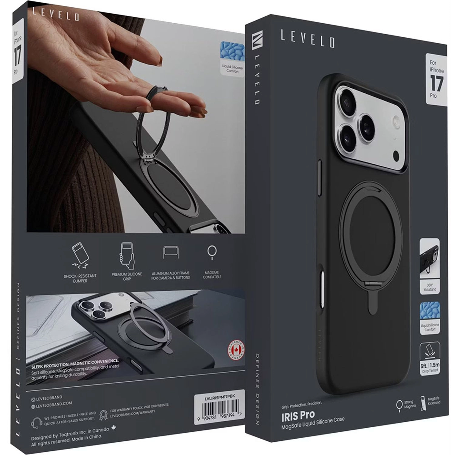 Iris Pro Silicone Case with MagSafe for iPhone 17 Pro