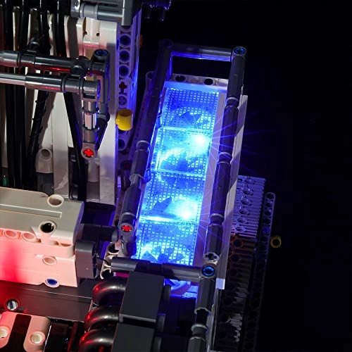 Led Lighting Kit for LEGO Technic Liebherr R 9800 - Compatible with LEGO 42100 Multicolor