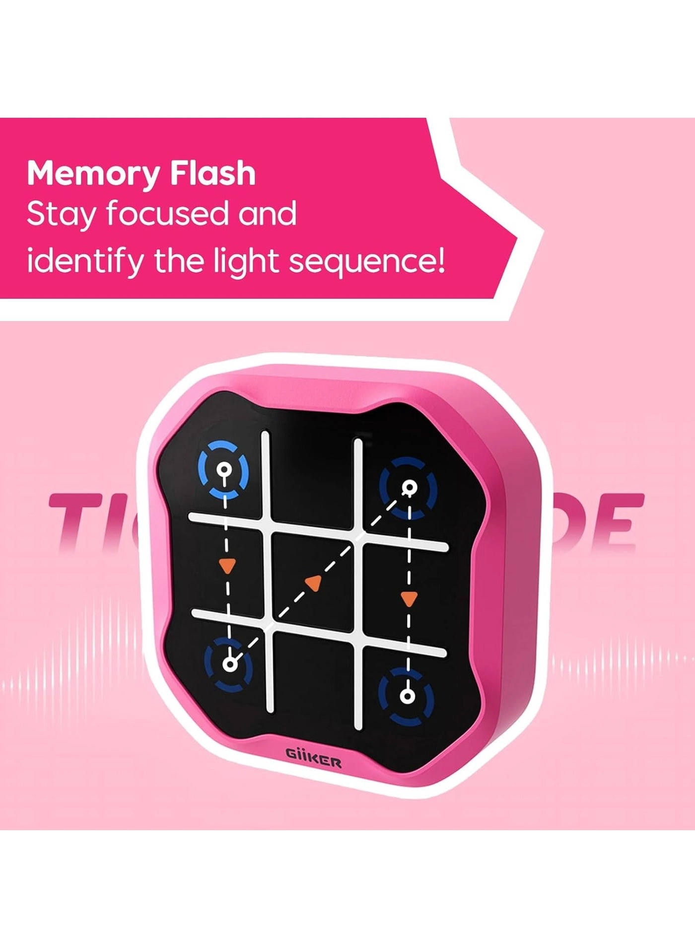 Tic-Tac-Toe Bolt - Pink Mini & Compact