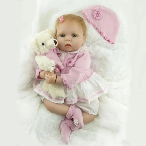 Reborn Baby Doll - 22 Inches / 55 cm Silicone Ages 3+