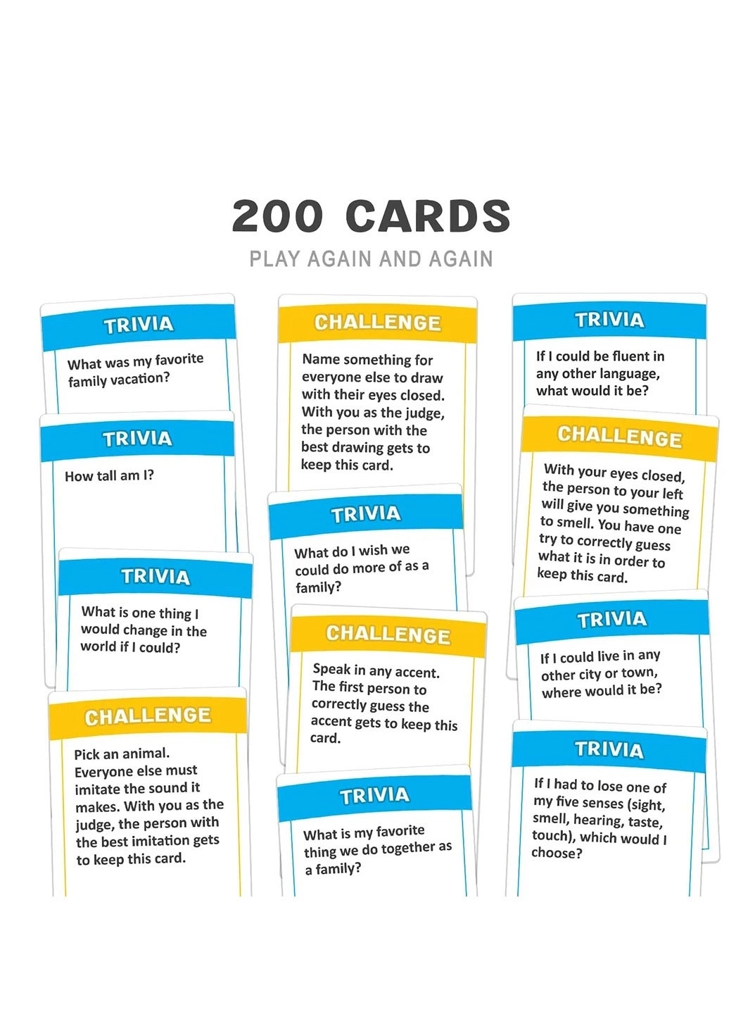 Do You Really Know Your Family? - Card Game