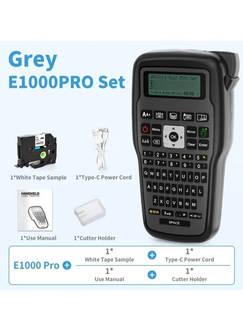 E1000 PRO - Thermal transfer 3.5mm|6mm|9mm|12mm