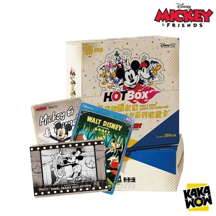 Mickey & Friends Cheerful Times Trading Cards Booster Box - 20 Booster Packs of 3 Cards Each