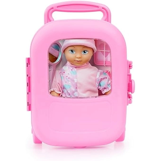 GIRL WITH TROLLEY - 28CM